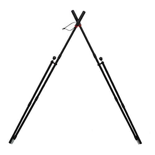 BOG Shooting Sticks Standing Height with 39in of Usable Height, Durable Aluminum Legs, Carbide Spiked Feet and Rubber Covering for Maximum Shooting Stability, Hunting, Long Range Accuracy, and Outdoor