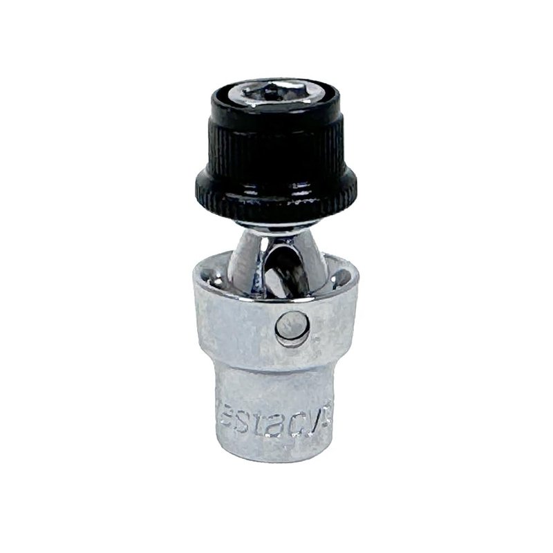 Prestacycle Bits Swivel Quick Release Torque Wrench Adapter – Fits All 1/4? Socket-Type Wrenches, Swivel Head for Off-Angle Access, Compatible with Standard 1/4? Hex Bits