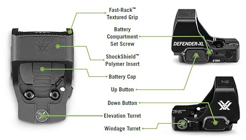 Vortex Optics Defender-XL Micro Red Dot Sights (5 MOA)