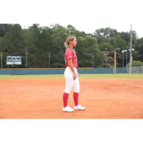 Mizuno Women's Belted Stretch Fastpitch Softball Pant, Black, Medium