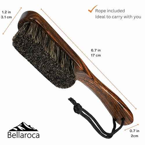BELLAROCA¢ç | Premium Climbing Brush with Strap ? Ideal for Rock Climbing, Bouldering & Gym ? Perfect Accessory for Chalk Bag