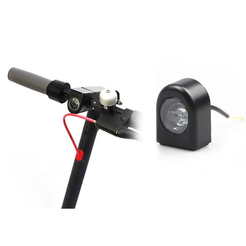 KACEPAR Front Lamp Headlight Lamp LED Light, Waterproof Scooter Light Clear Lens Electric Scooter Headlight, Compatible with Xiaomi M365/1S/Pro