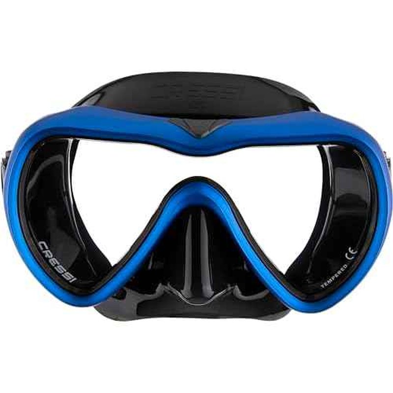 Cressi Anti-Fog Wide View Single Lens Scuba Diving and Freediving Masks A1