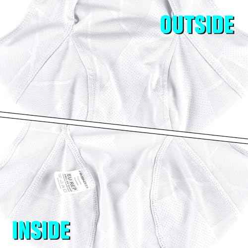 Cooling Do Rags Skull Caps for Men Breathable Sports Bandana Cap Durag Sweat-Wicking Helmet Liner UV Protection