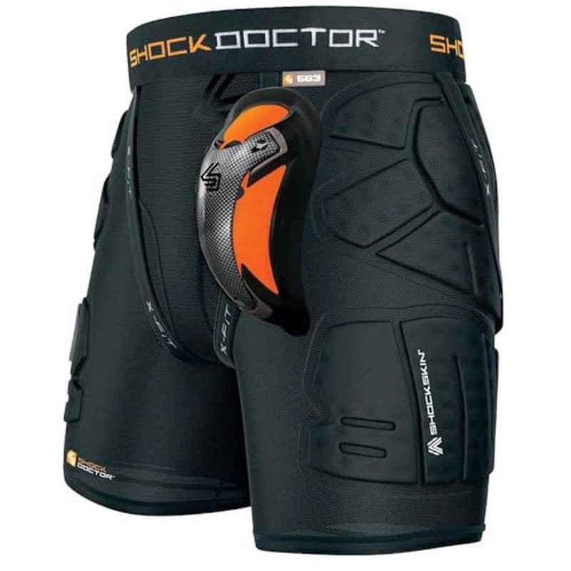 Shock Doctor Men's Impact Shorts with Carbon Cup