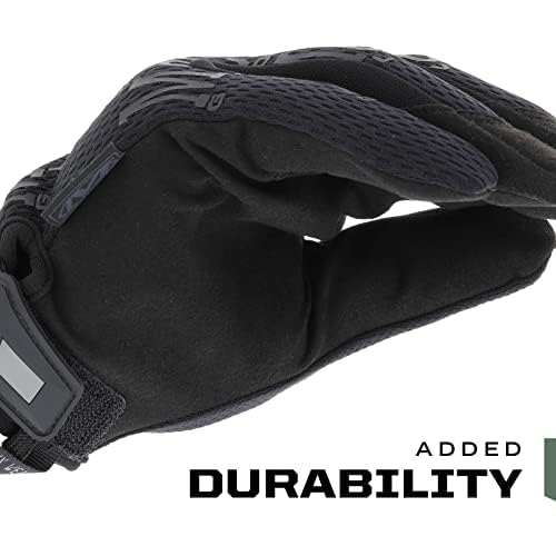 Mechanix Wear: The Original Covert Tactical Work Gloves with Secure Fit, Flexible Grip for Multi-Purpose Use, Durable Touchscreen Safety Gloves for Men (Black, Small)