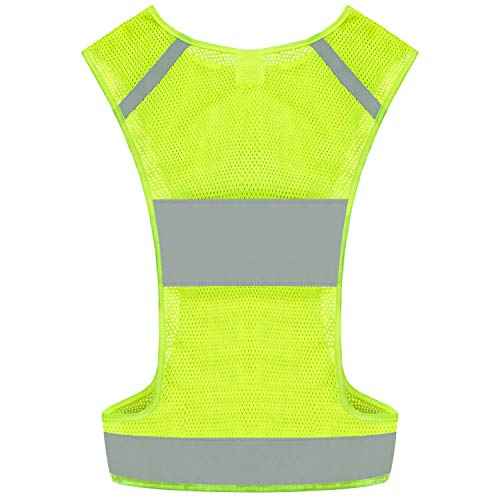 Reflective Vest Safety Running Gear with Pocket for Running Biking Walking