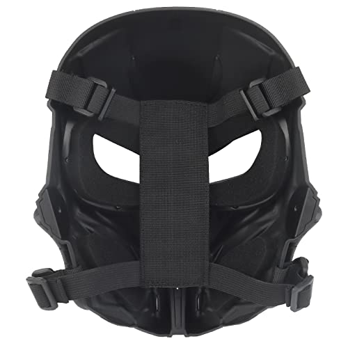 Anyoupin Punisher Mask,Full Face Alien Mask for Halloween Airsoft and Other Outdoor Activities Black