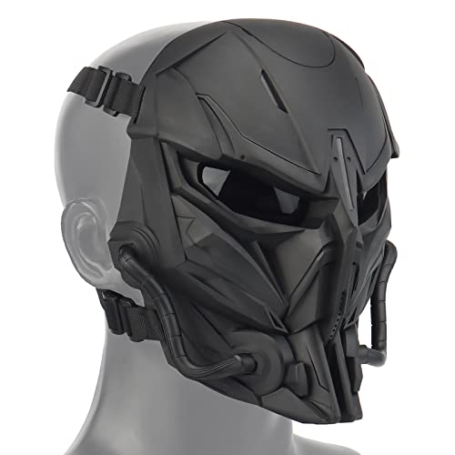 Anyoupin Punisher Mask,Full Face Alien Mask for Halloween Airsoft and Other Outdoor Activities Black