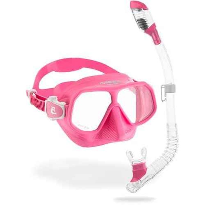 Cressi Kids Snorkeling Kit (Mask & Snorkel) for Children from 6 to 15 Years Old - Rombo & Mini Dry: Designed in Italy