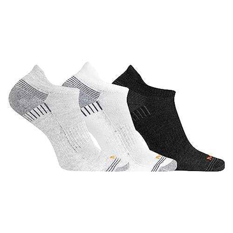 Merrell unisex-adult Men's and Women's Recycled Everyday Low Cut Tab Socks - 3 Pair Pack - Repreve Mesh