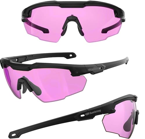 HTS HUNTERSKY DISCOVER YOUR WORLD! Anti Fog Shooting Safety Glasses for men Military Grade range Hunting Riding Airsoft