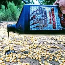 Extreme Strawberry Swine Sauce - Premium Attractant for Wild Hogs | 32 oz Concentrated Blend with Roasted Peanut & Day Old Donut