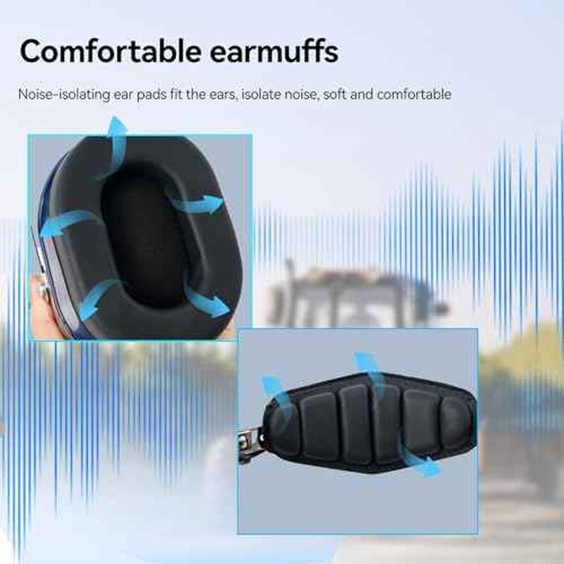 Retevis Noise Reduction Walkie Talkie Headset, Volume Adjustable,Hands Free, for RT22 RT21 RT68 C2, Compatible with Baofeng UV-5R 5RM Arcshell AR-5 Radios, Two Way Radio Headset with Mic(1 Pack)
