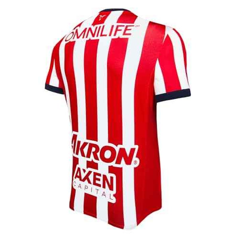 Puma Mens Chivas Collared Short Sleeve Home Jersey Replica 24-25 Casual Comfort Technology - Red - Size M