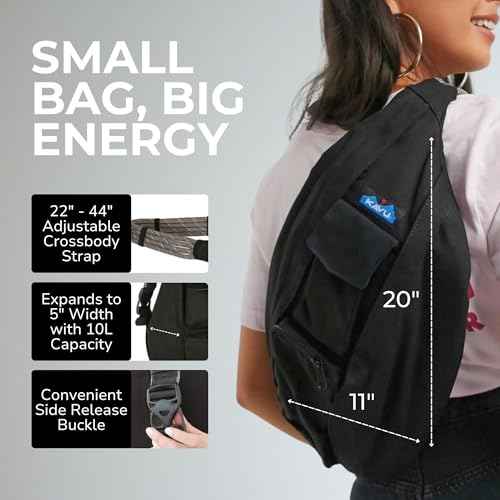 KAVU Rope Bag - Sling Pack for Hiking, Camping, and Commuting