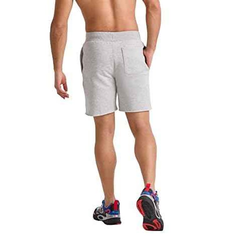 Champion Men's Shorts, Reverse Weave Fleece Shorts, Knee-Length Shorts for Men, C Logo, 10"