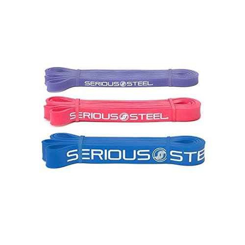 Serious Steel 41" Assisted Pull-up Band, Heavy Duty Resistance Band Sets, Stretching, Powerlifting, Resistance Training and Pull Up Assistance Bands