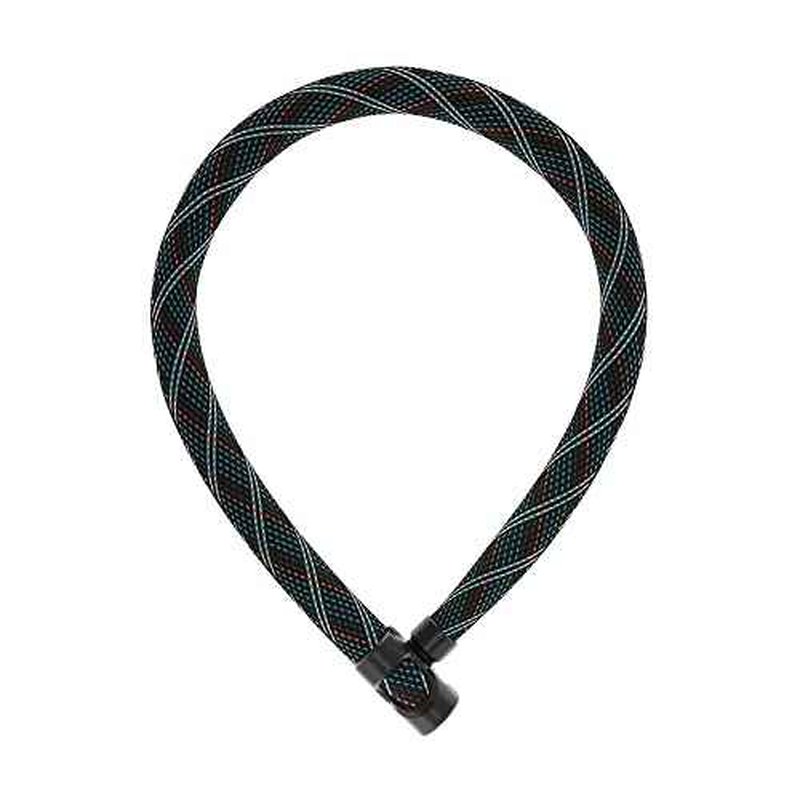 ABUS IVERA Chain 7210 Chain Lock - Bicycle Lock with Highly Flexible IvyTex Synthetic Fibre Coating Security Level 8