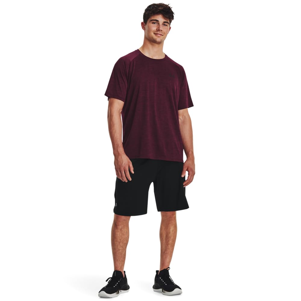 Under Armour Men's Tech 2.0 Short-Sleeve T-Shirt, (603) Dark Maroon / / Black, X-Large