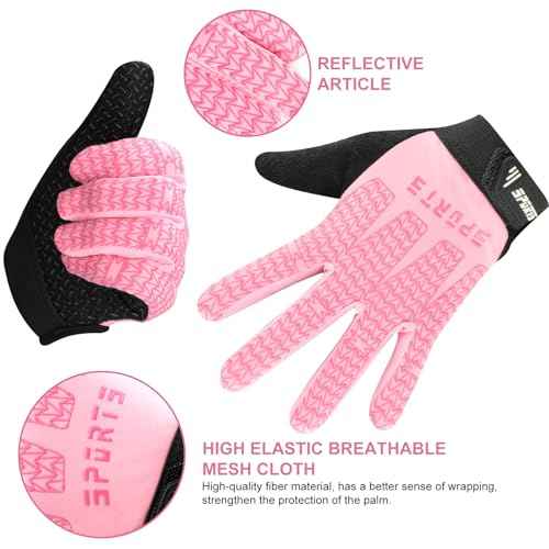 Kids Sport Cycling Glove, Non-Slip Boys Girls Kids Fishing Gloves for Child Cycling Climbing Riding Biking Outdoor Sports