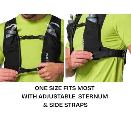 Nathan QuickStart 3.0 Hydration Pack with Hydration Bladder 4L, for Running Vest, Hiking, Walking, Marathon, Obstacle Course Run, Race
