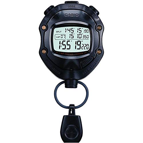 Casio HS-80TW-1EF Digital Black Stopwatch