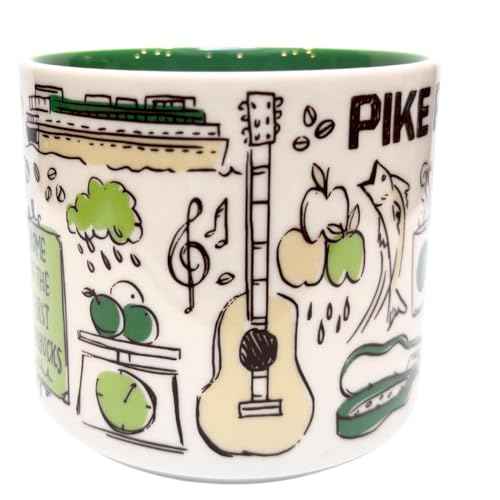 Starbucks Been There Series Pike Place Ceramic Mug, 14 Oz