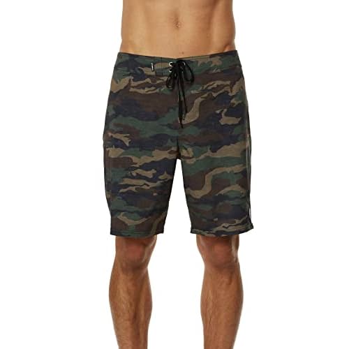 O'NEILL Men's 19 Inch Camo Boardshorts - Water Resistant Swim Trunks for Men with Quick Dry Stretch Fabric and Pockets