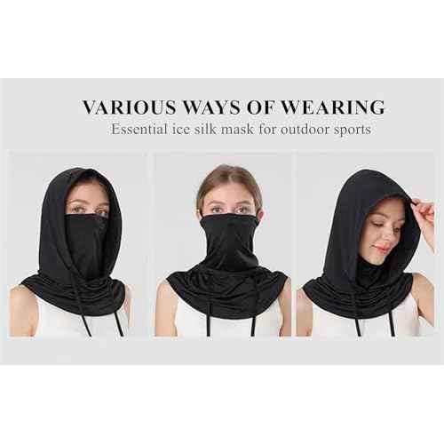 Cooling Balaclava Sun UV Protection Hood Breathable Full Head Mask Face Cover for Men Women Cycling Motorcycle Fishing