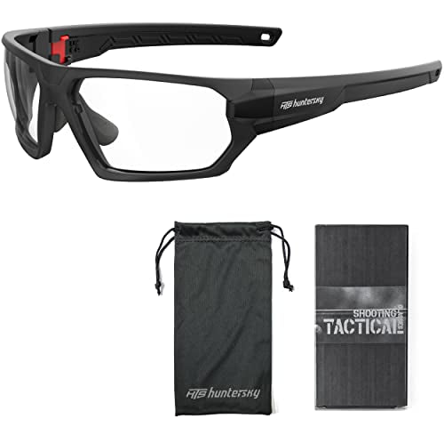 HUNTERSKY HTS Q36 anti fog Tactical Shooting Glasses men Military eye pro Ballistic safety glasses range shooting eye Protection OSHA