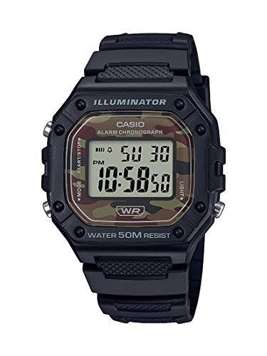 Casio W218H Series | Men’s Digital Watch | 50M WR | 1/100 Second Stopwatch | 100 SEC Chronograph | LED Backlight | Countdown Timer | Daily Alarm | Hourly Time Signal | 7 Year Battery