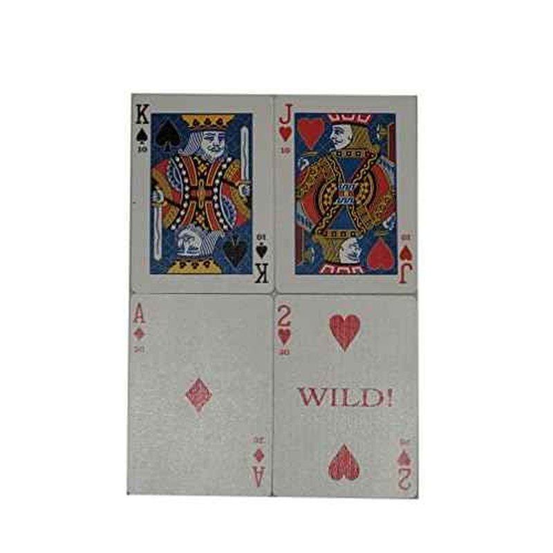 Merz67 LLC 2 Deck Canasta Playing Cards Set w/Points, Blue Back
