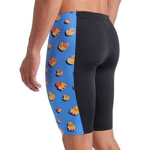 ARENA Men's Performance Ducks Swim Jammer Athletic Swimwear Professional Training Suit