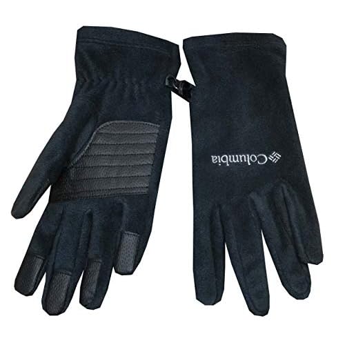 Columbia Women Agent Heat IIl Omni-Heat Thermal Reflective Fleece Gloves (L, Black)