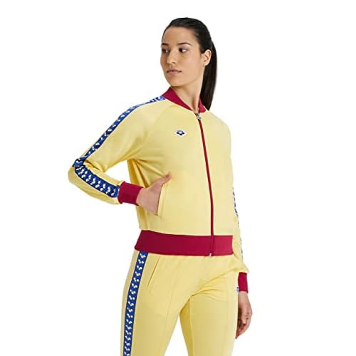ARENA Women's Icons Relax Iv Team Jacket Full-Zip Regular Fit Side Pockets Retro