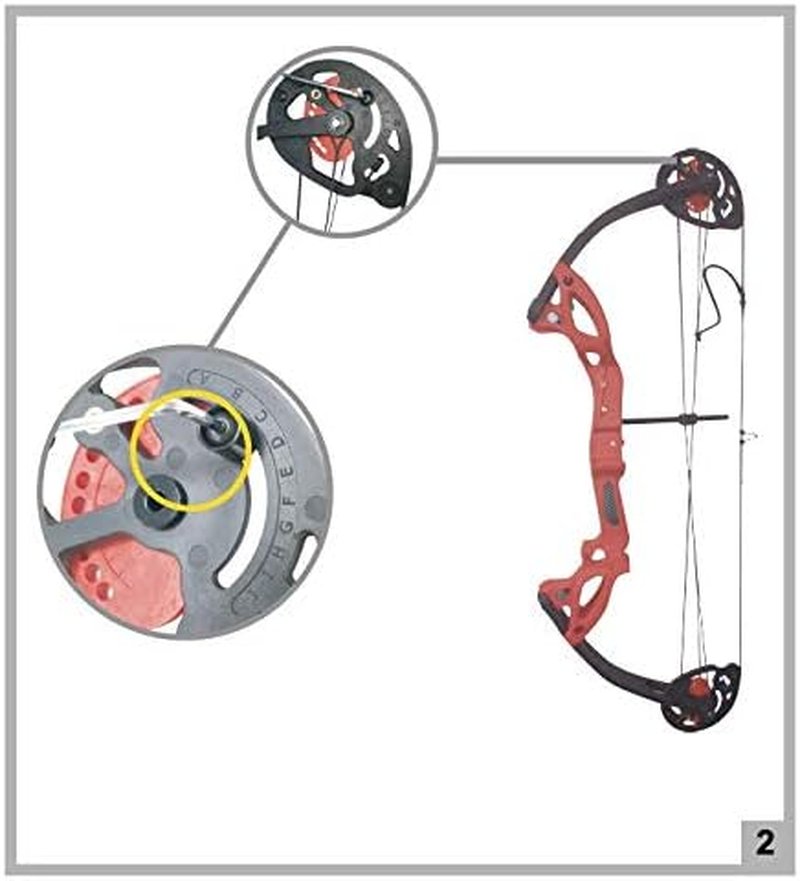 Compound Bow for Youth & Beginners - Right-Handed, 19”-28” Draw Length, 15-29 Lbs Draw Weight, 260 FPS