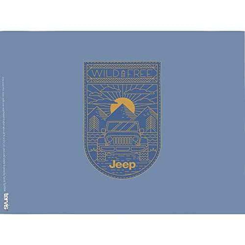 Tervis Jeep Made in USA Double Walled Insulated Tumbler Travel Cup Keeps Drinks Cold & Hot, 24oz, Wild and Free