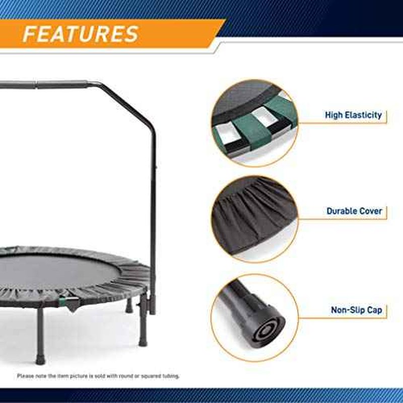 Marcy Trampoline Cardio Trainer with Handle ASG-40 , Black