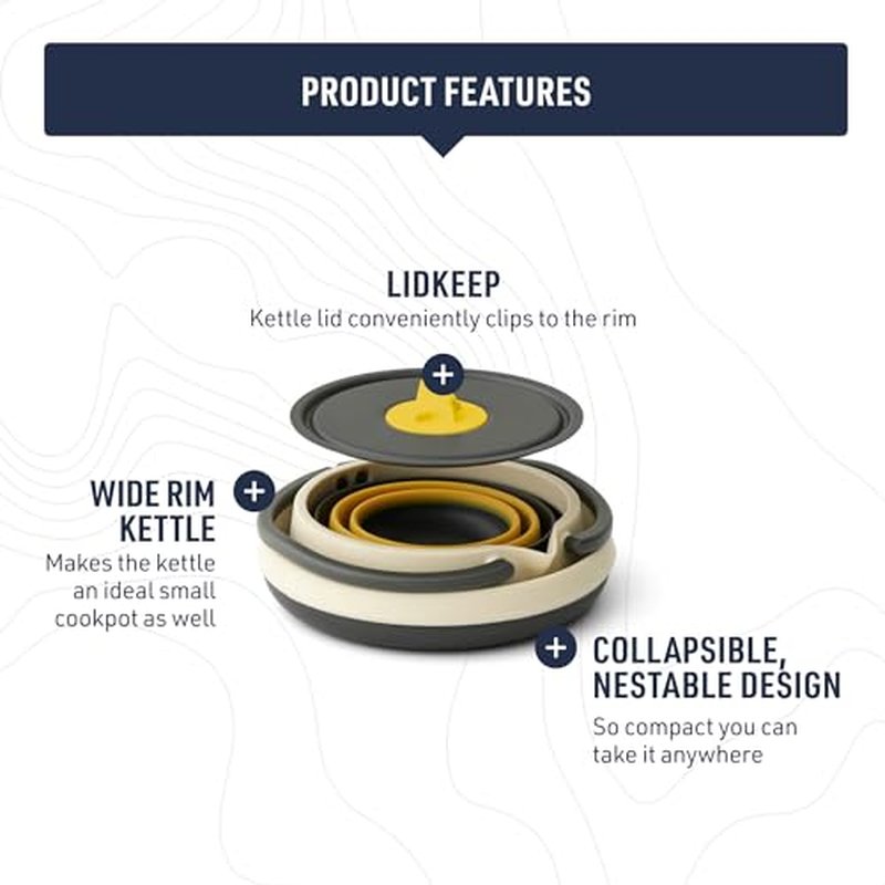 Sea to Summit Frontier Ultralight Collapsible Kettle Cook Set