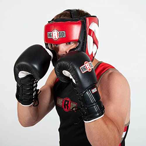 Ringside IMF Tech Super Bag Boxing MMA Training Sparring Gloves Red 10-Ounce