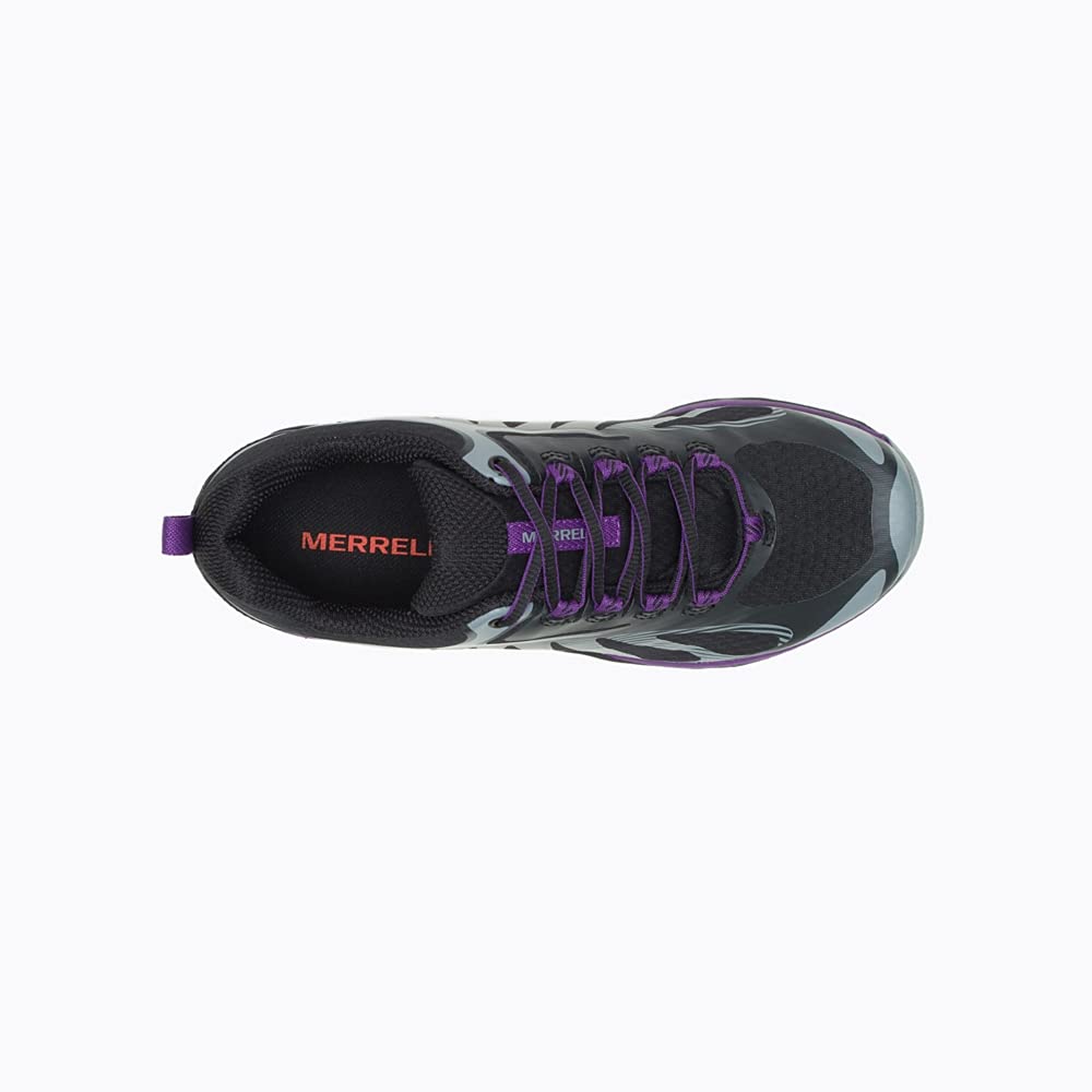 Merrell womens Siren Edge 3 Hiking Shoe, Black/Acai, 8 US