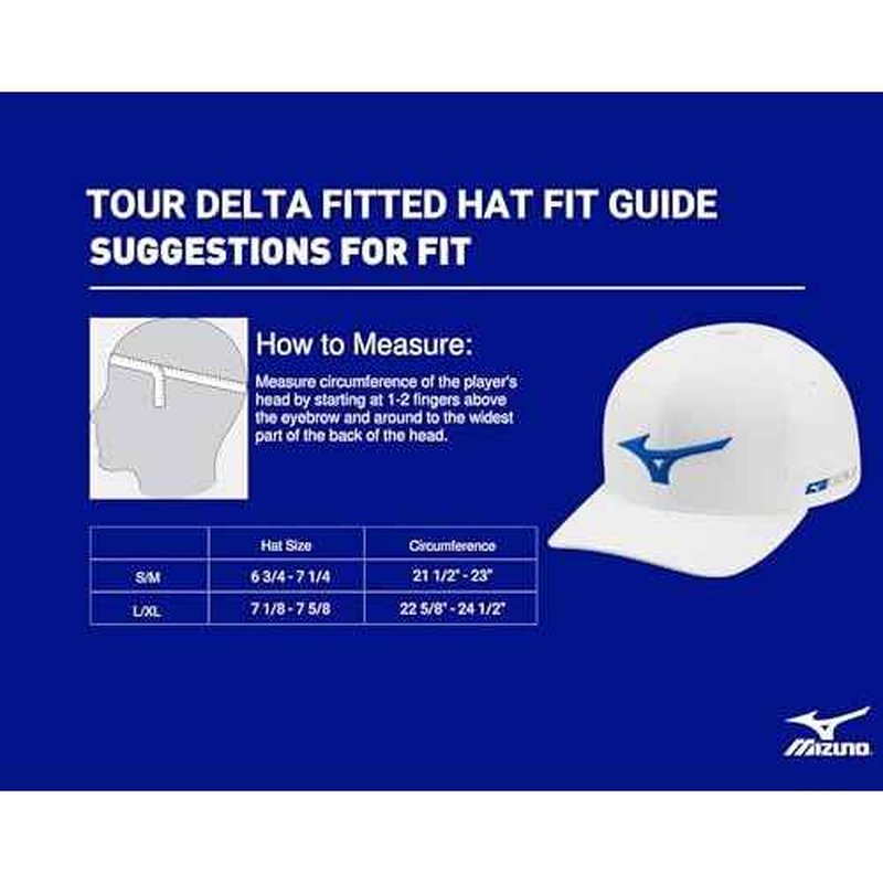 Mizuno Womens Tour Delta Fitted Hat