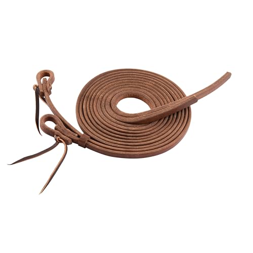 Weaver Leather ProTack Oiled Split Rein, 1/2-Inch x 8-Feet, Brown