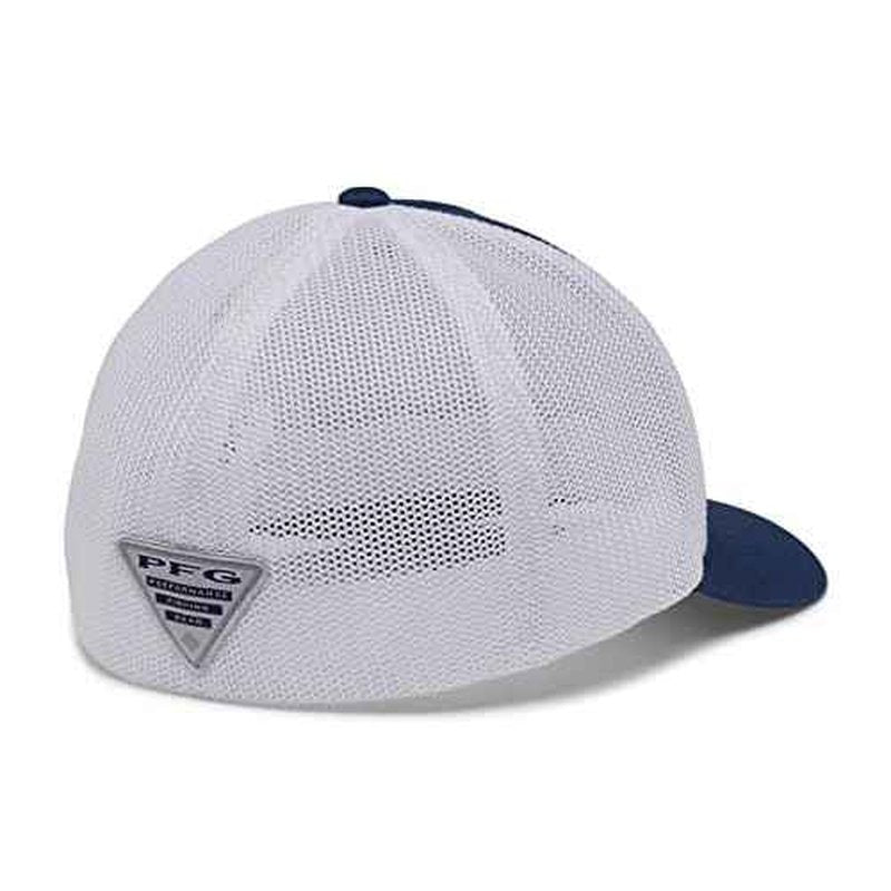 Columbia Unisex PFG Hooks Mesh Ball Cap-High Crown, Carbon/Silver, XX-Large