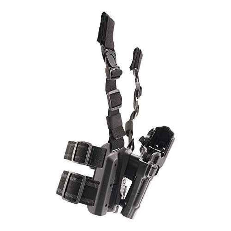 BLACKHAWK Serpa Level 3 Tactical Black Holster, Size 04, Right Hand (Beretta 92/96/M9 Std or A1 w/rails (NOT Brig/Elite)