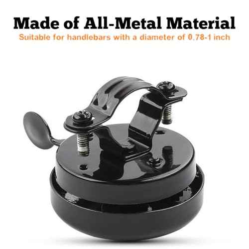 Bike Bells Fully Metal 2 Pack Cycling Horns, Loud Ringing Sound, Easy Installation, Bicycle Accessories