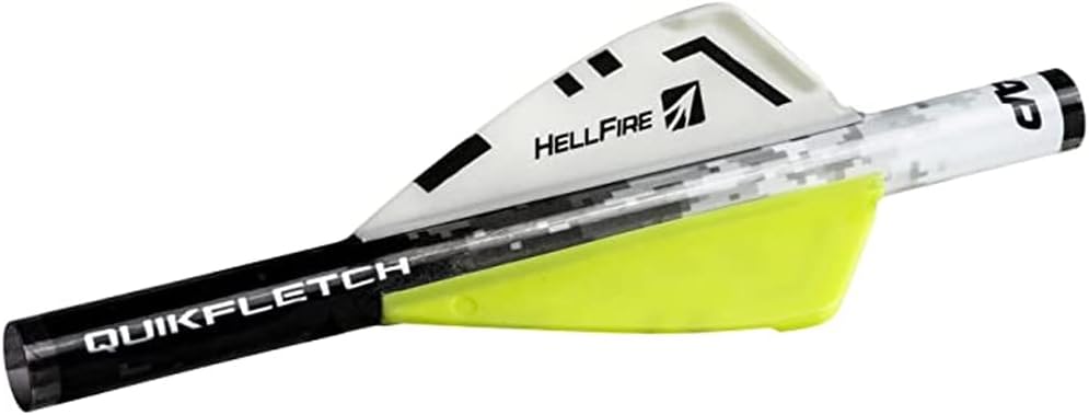 NAP Quikfletch Hellfire 2” Vanes - Premium Arrow Fletching System for Precision Shooting