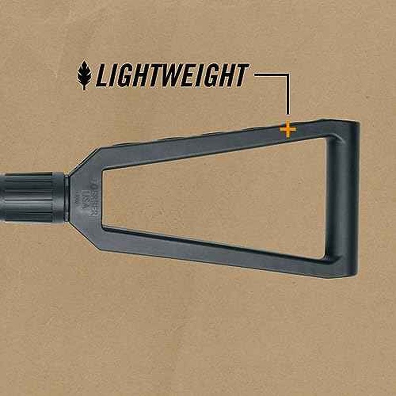 Gerber Gear Military Style Tactical Folding Spade E-Tool, Heavy-Duty All Purpose Camping and Emergency Car Shovel with Serrated Edge, Compact Survival Gear, Black