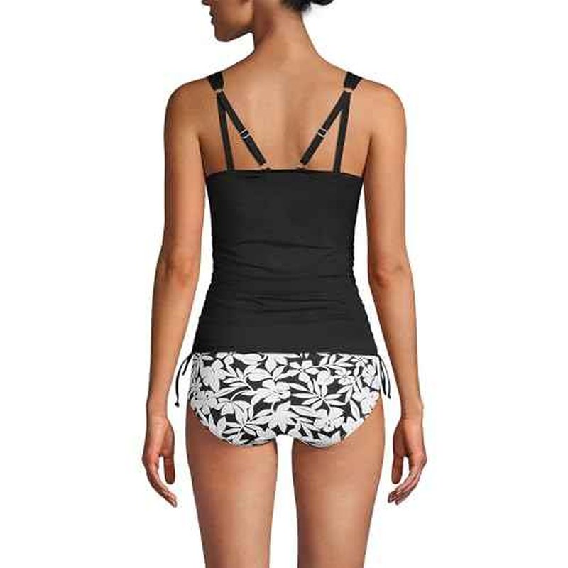 Lands' End Chlorine Resistant Underwire Tankini Swimsuit Top